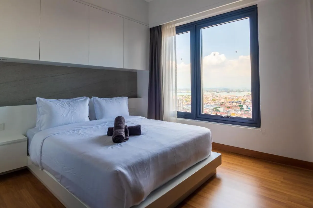 Apartman Executive Seaview 2Bedrooms Macalister Georgetown 4-6Pax